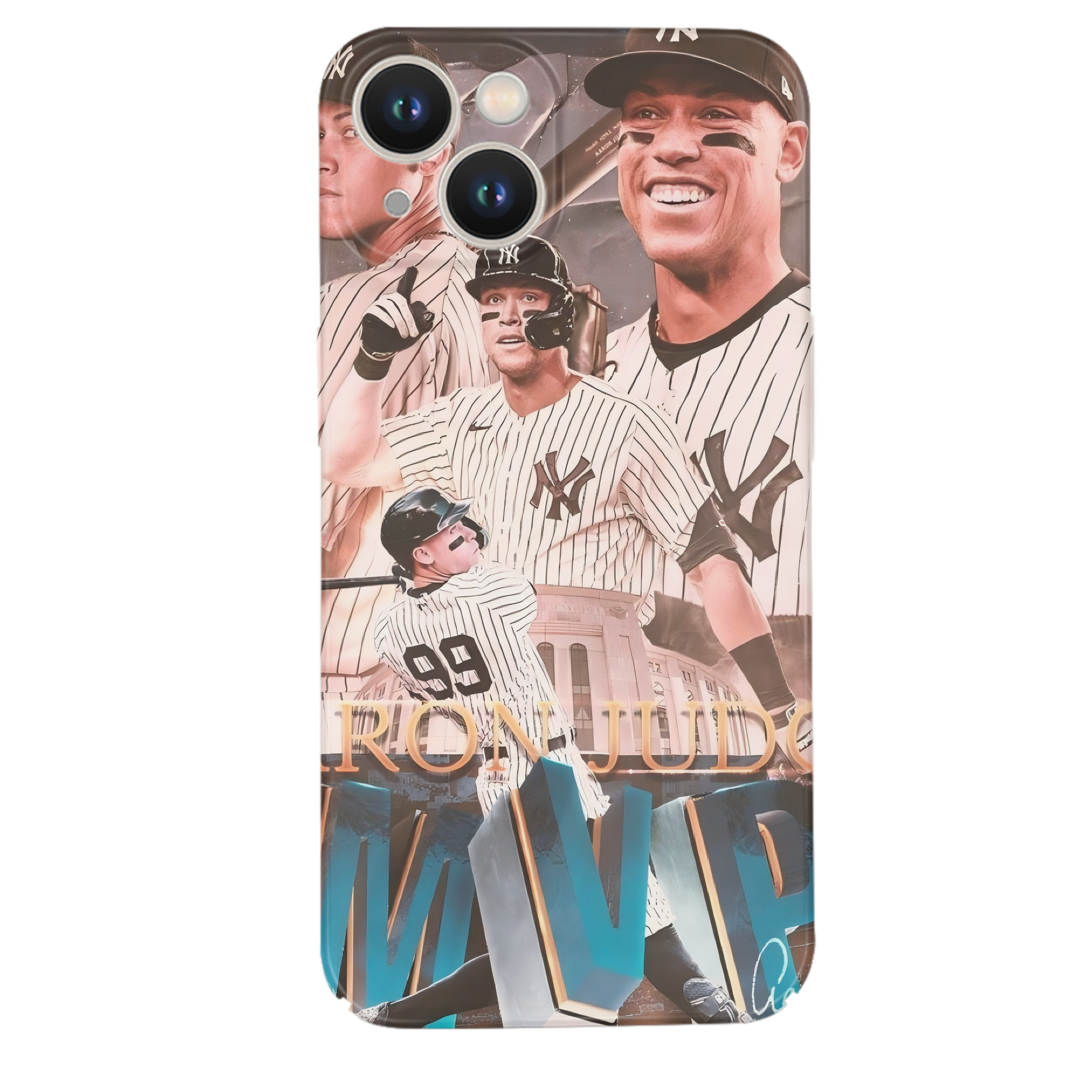 Aaron Judge MVP IPhone 14 Series Full-Cover Hard Case – Shockproof With Raised Camera Protection – Precise Cutouts, Wireless Charging Compatible – Durable, Anti-Yellowing, Easy To Clean
